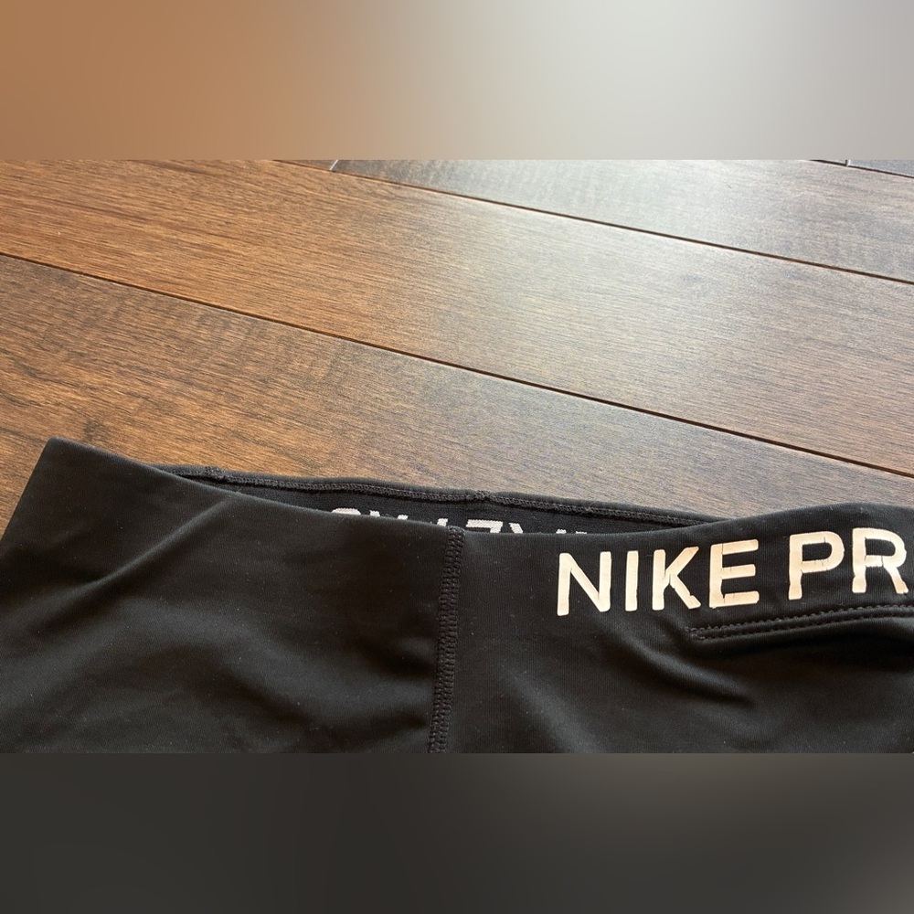 Black Nike Pros 3" Compression Spandex Athletic Gym Shorts, Size Small - Picture 6 of 7